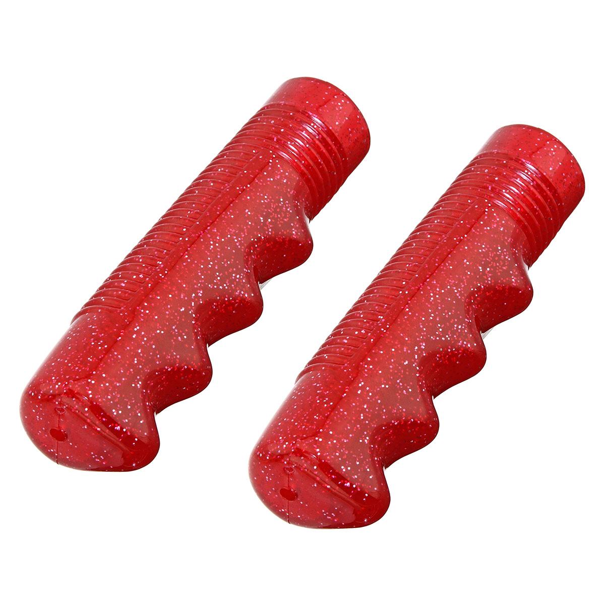 Lowrider Grips 7/8 long 115mm Sparkle/Red.